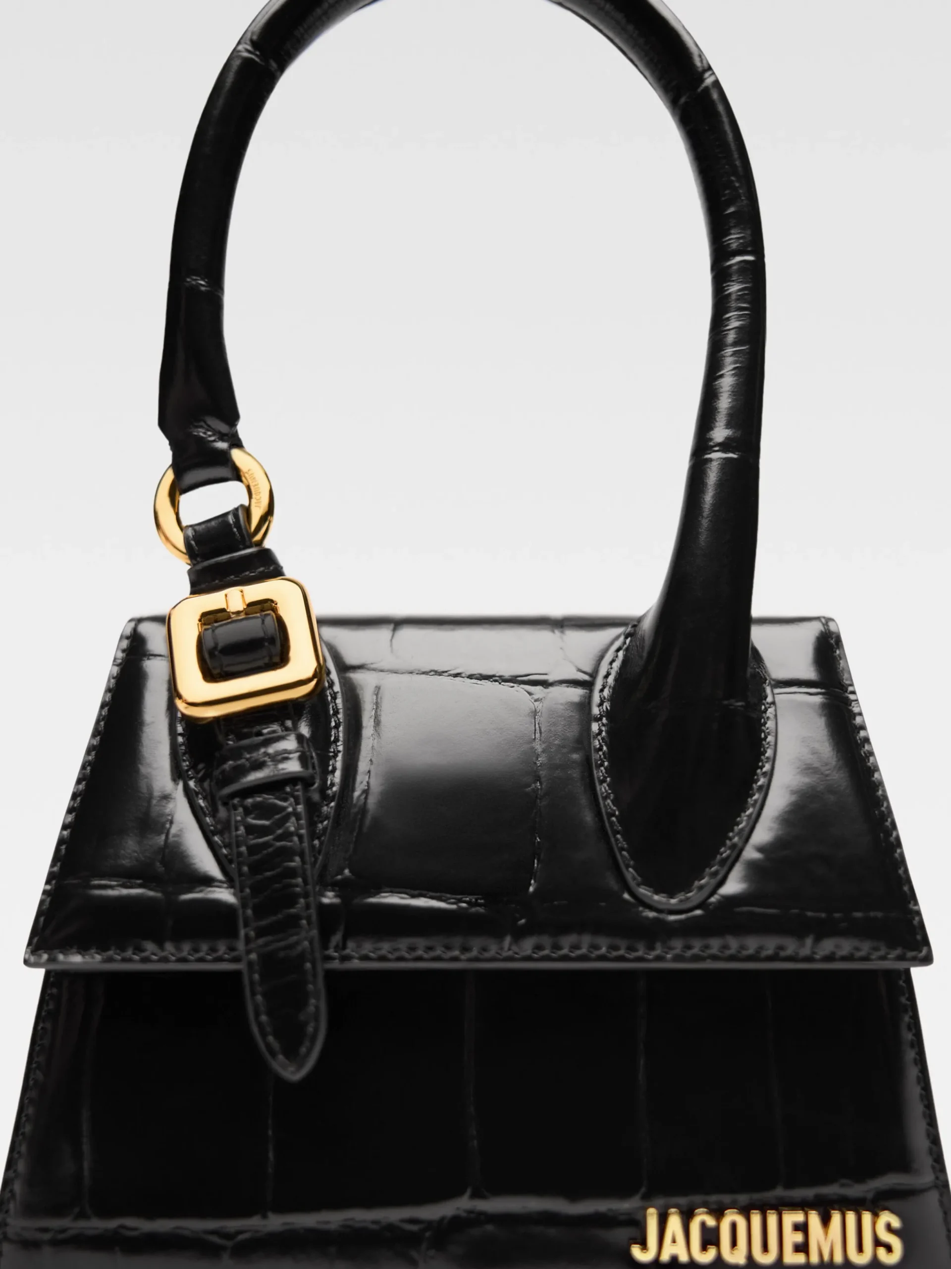 Discount Jacquemus De medium Chiquito met gesp Black