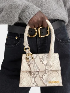 Hot Jacquemus De medium Chiquito met gesp Beige