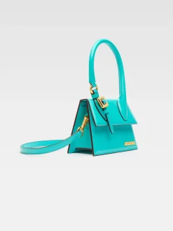Discount Jacquemus De medium Chiquito met gesp Turquoise