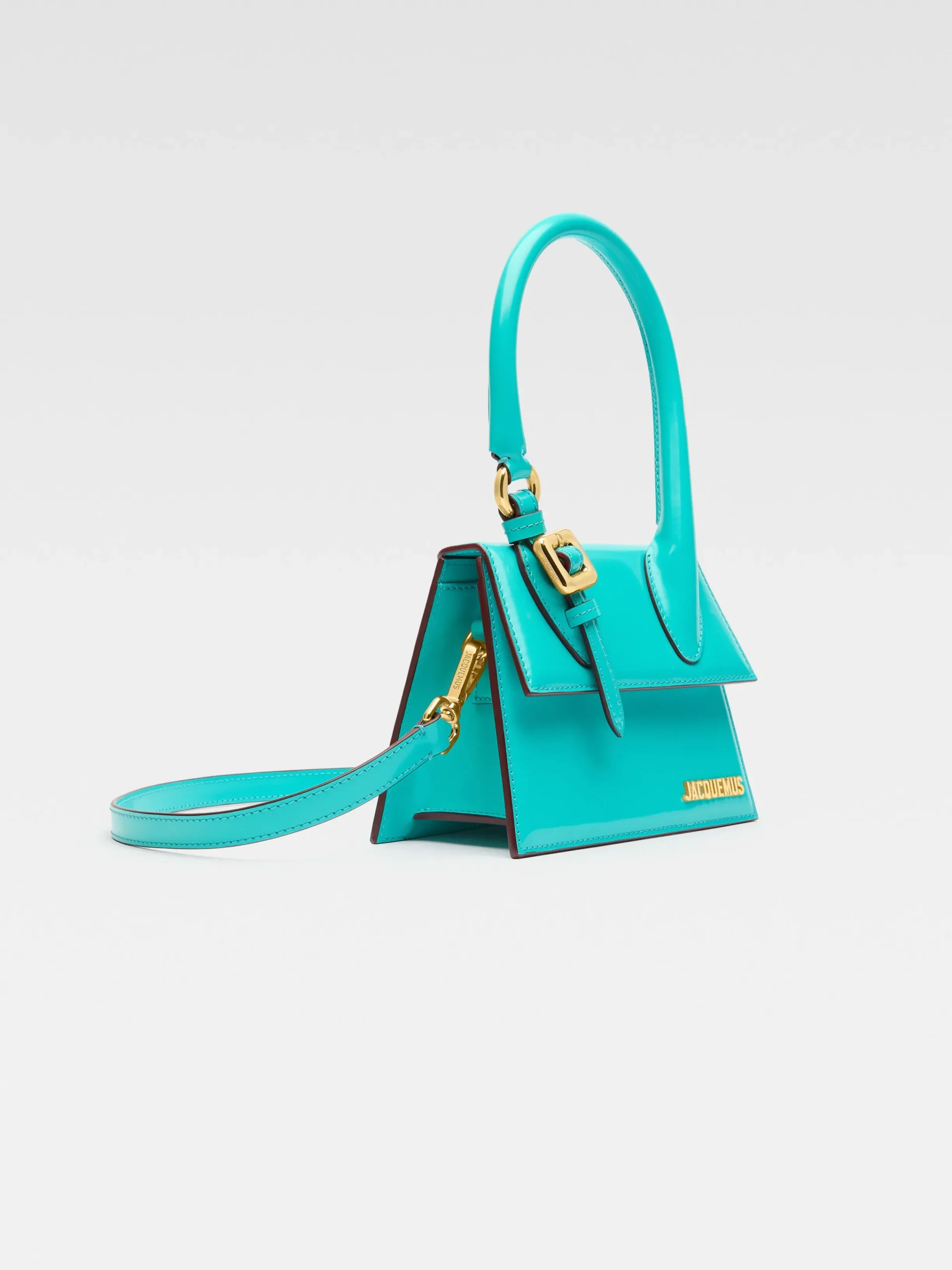 Discount Jacquemus De medium Chiquito met gesp Turquoise