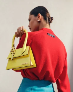 Online Jacquemus De medium Chiquito met gesp Yellow