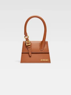 Discount Jacquemus De medium Chiquito met gesp LightBrown