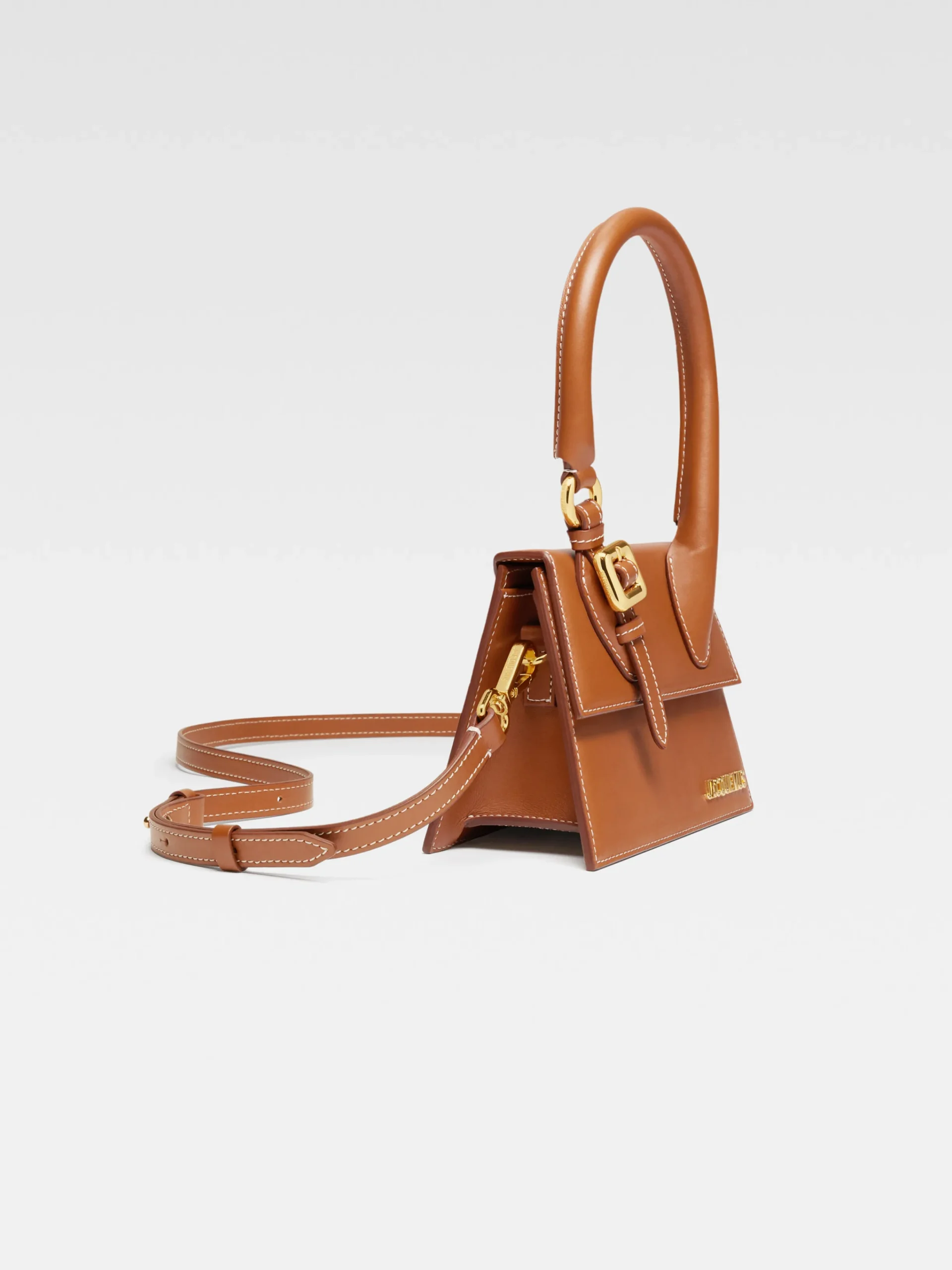Discount Jacquemus De medium Chiquito met gesp LightBrown