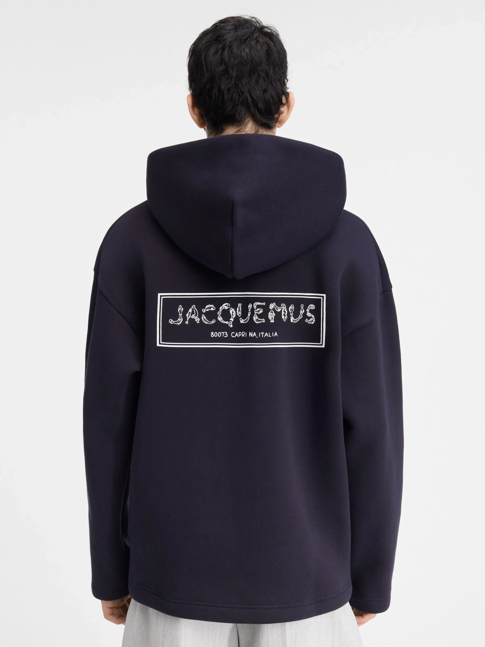 Discount Jacquemus De Merù hoodie DarkNavy