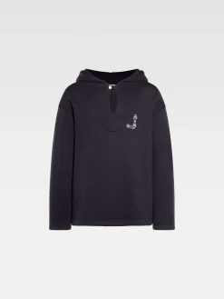Discount Jacquemus De Merù hoodie DarkNavy