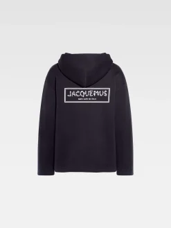 Discount Jacquemus De Merù hoodie DarkNavy