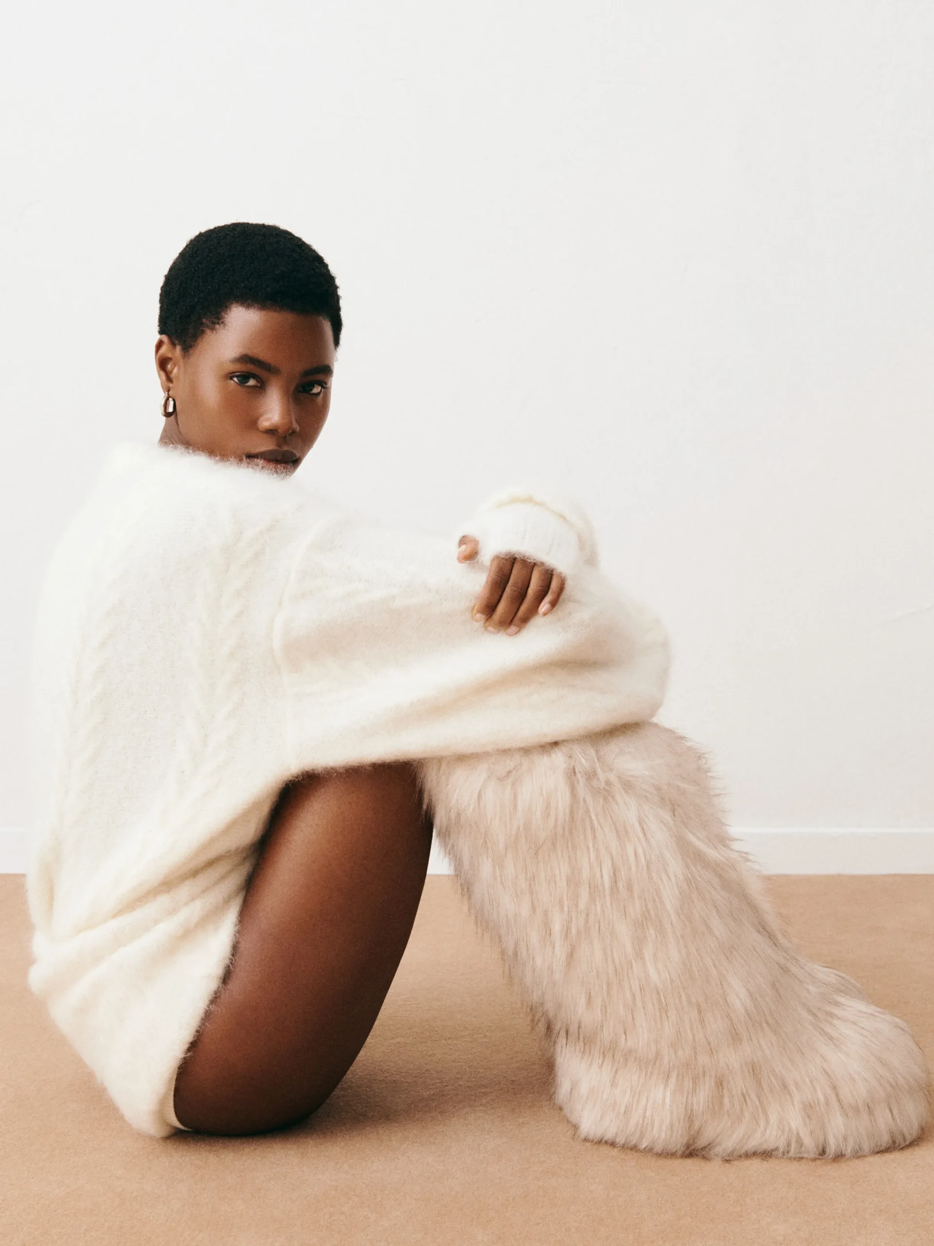 Fashion Jacquemus De Moon Boot Yeti Off-White