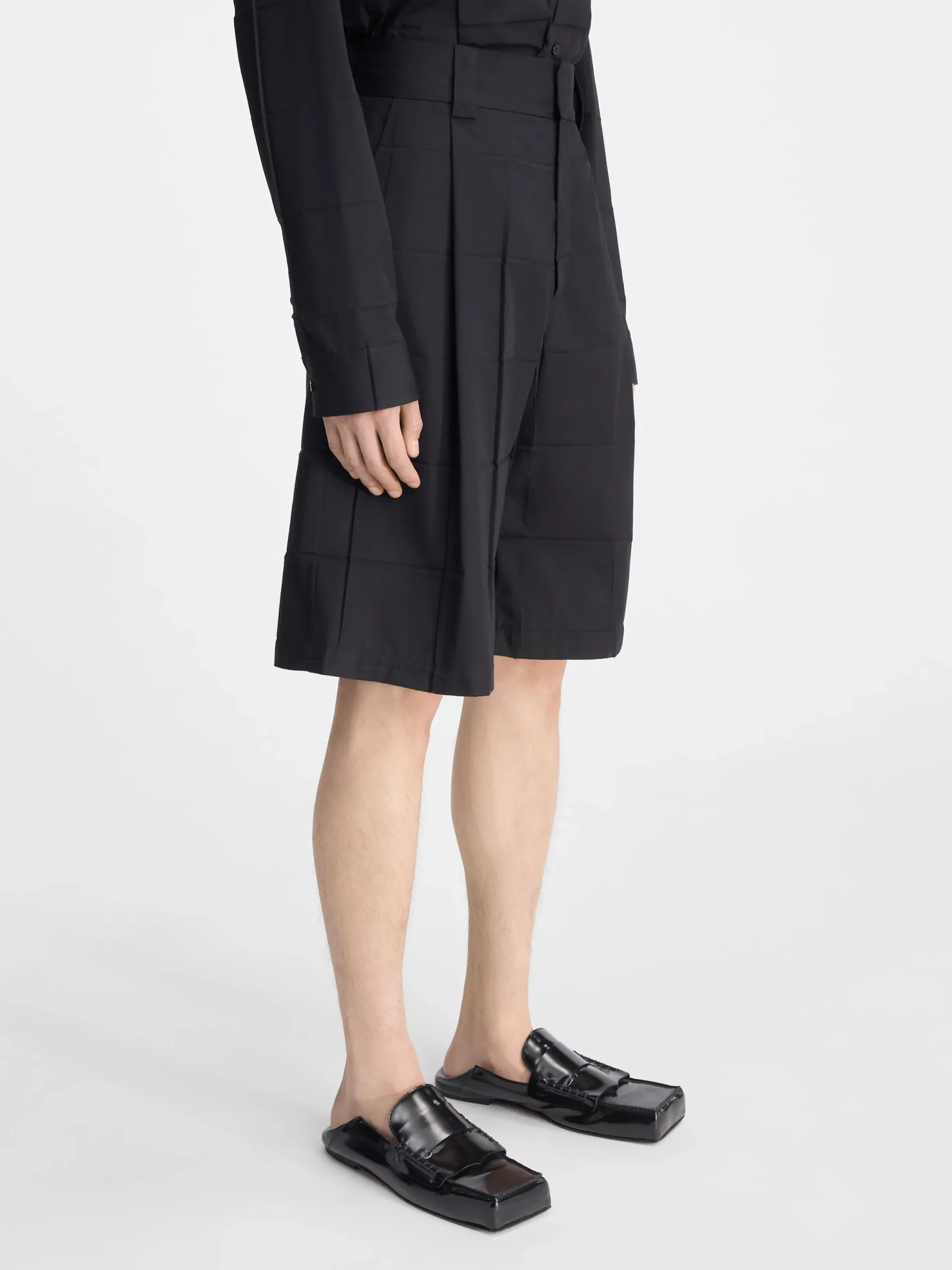 Online Jacquemus De Navega korte broek met plooien Black