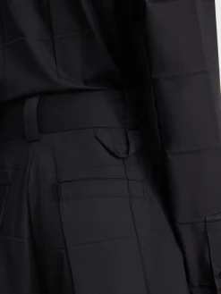 Online Jacquemus De Navega korte broek met plooien Black
