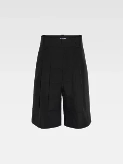 Online Jacquemus De Navega korte broek met plooien Black