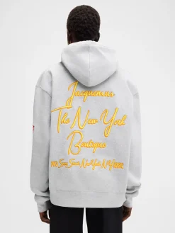 Fashion Jacquemus De New York hoodie NewYorkAdresseGrey