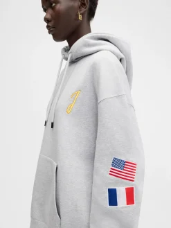 Fashion Jacquemus De New York hoodie NewYorkAdresseGrey
