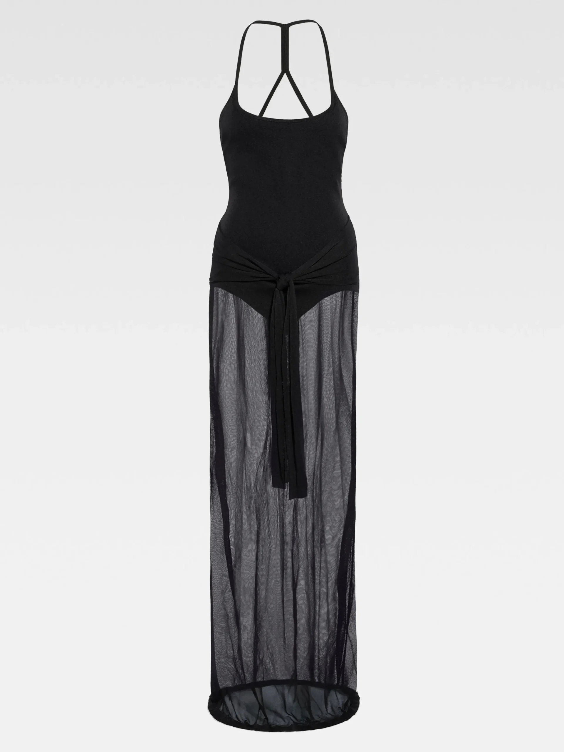 Sale Jacquemus De Nodo gebreide jurk Black