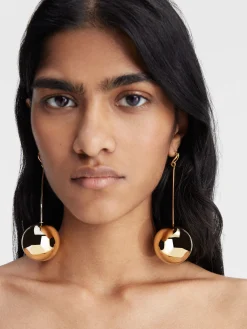 Sale Jacquemus De Nodo grote oorbellen Gold