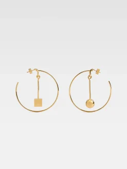 New Jacquemus De Nodo oorringen Gold