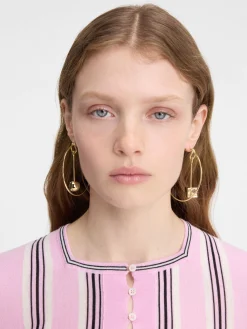 New Jacquemus De Nodo oorringen Gold
