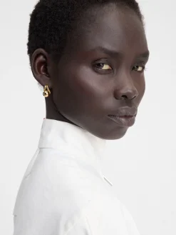 Online Jacquemus De Nodo stud-oorbellen Gold