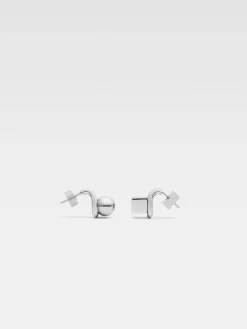 Clearance Jacquemus De Nodo stud-oorbellen Silver
