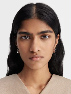 Clearance Jacquemus De Nodo stud-oorbellen Silver