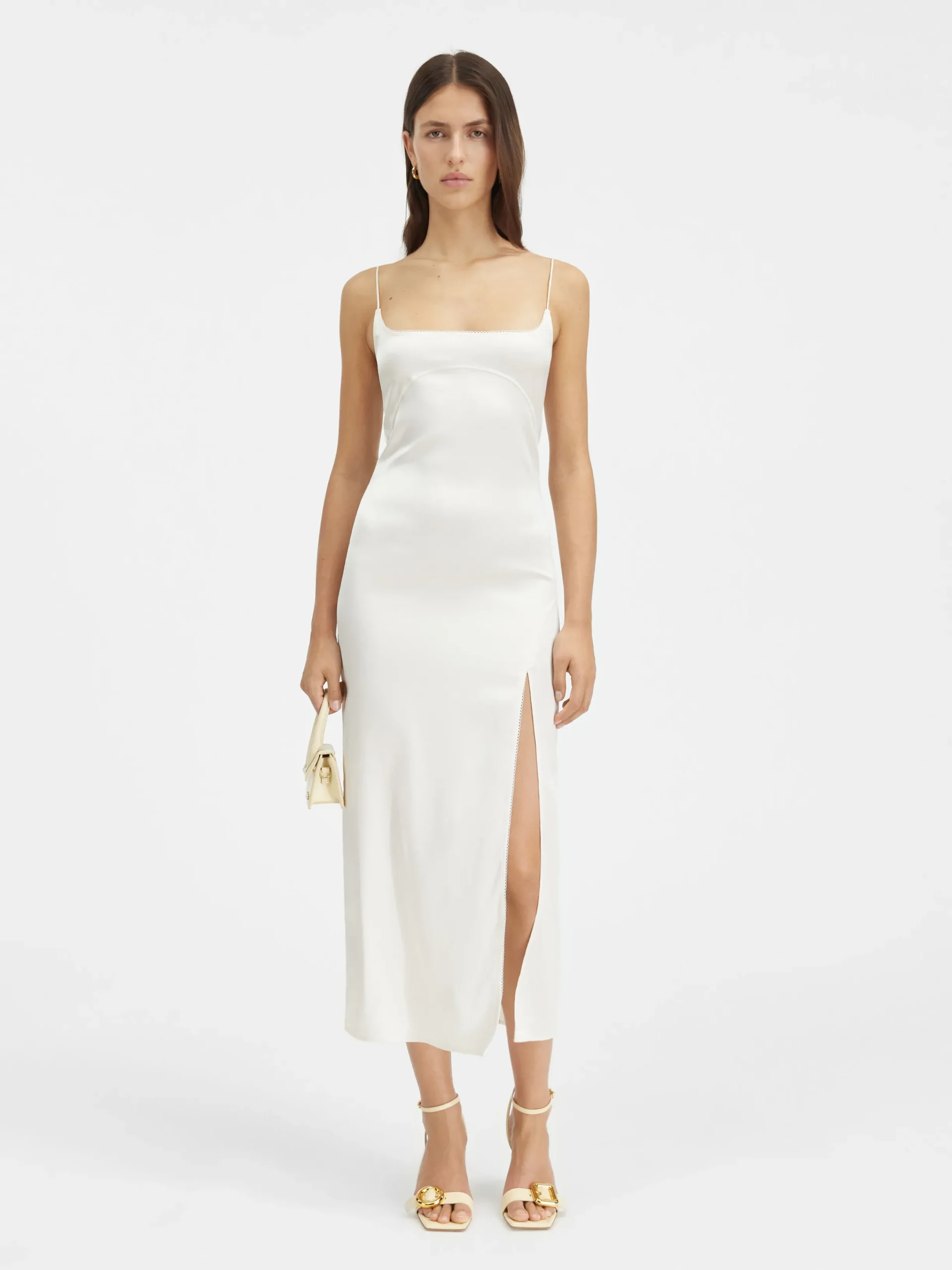 Outlet Jacquemus De Notte jurk Off-White
