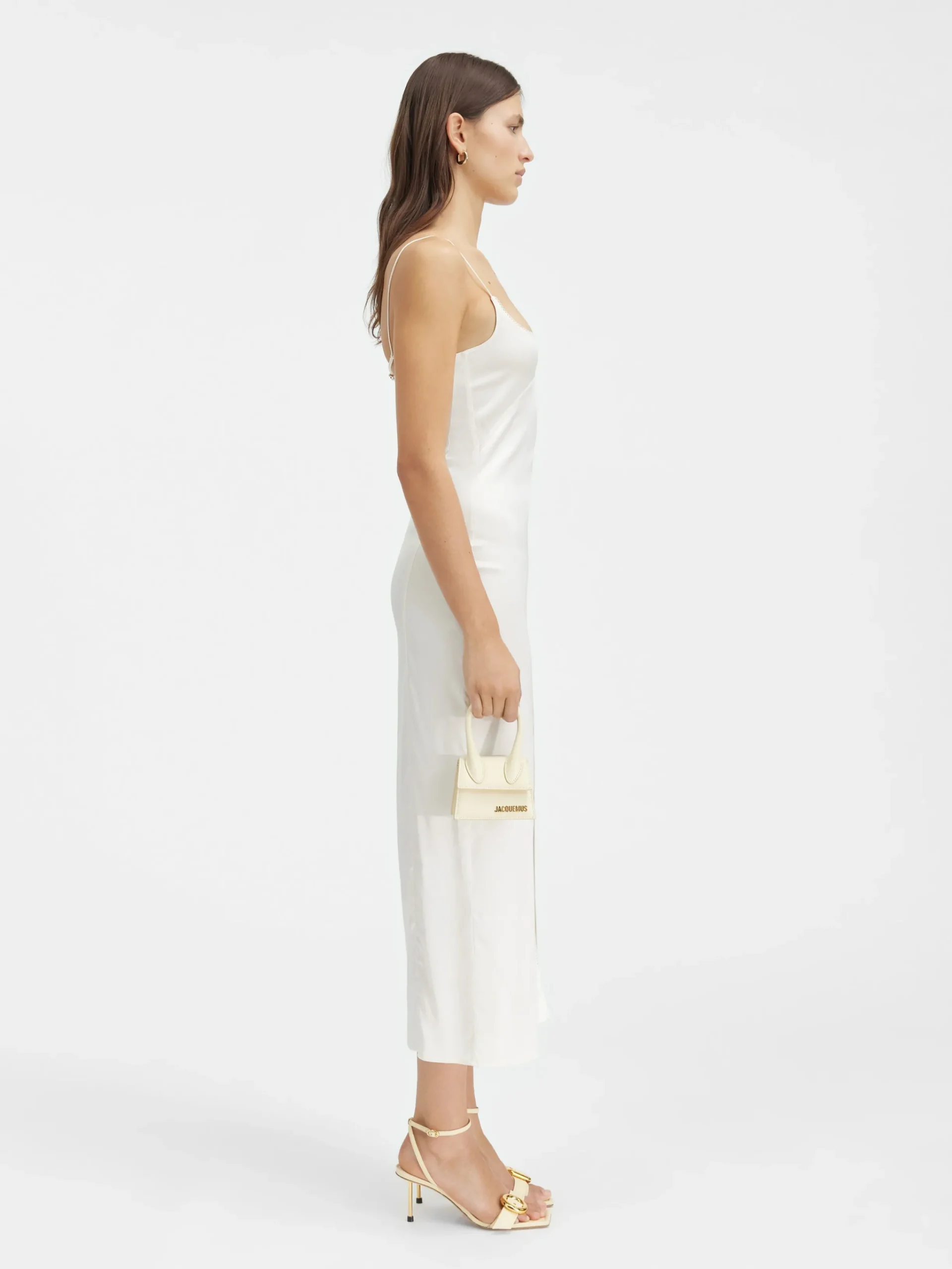 Outlet Jacquemus De Notte jurk Off-White