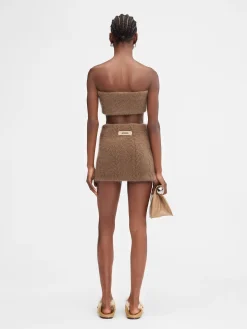 Sale Jacquemus De Nuvola-rok Camel