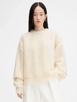 Outlet Jacquemus De Nuvola-trui Off-White