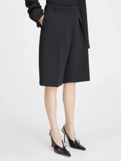 Discount Jacquemus De Ovalo bermuda Black