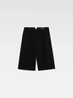 Discount Jacquemus De Ovalo bermuda Black