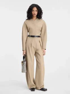 New Jacquemus De Ovalo broek Beige
