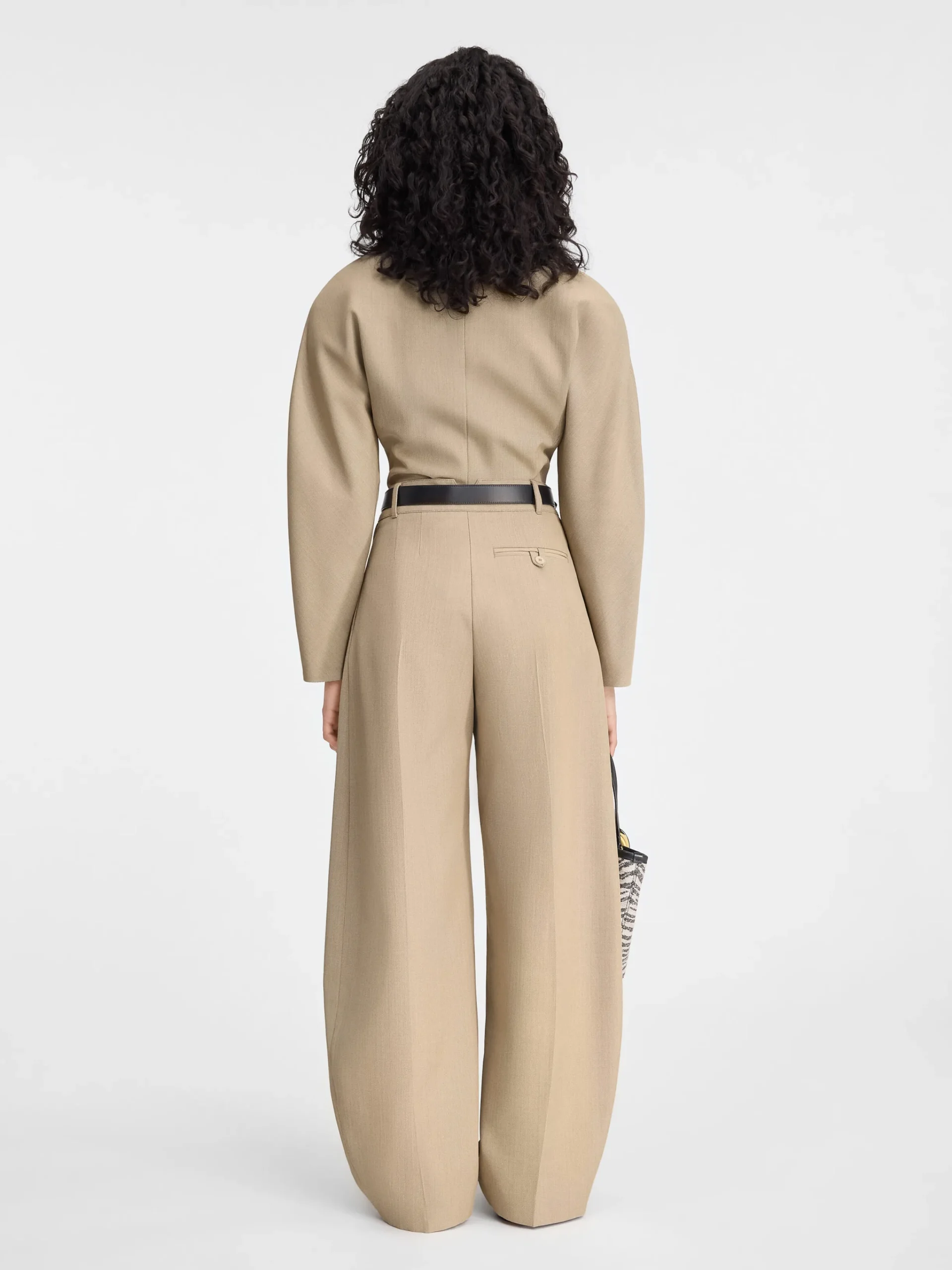 New Jacquemus De Ovalo broek Beige