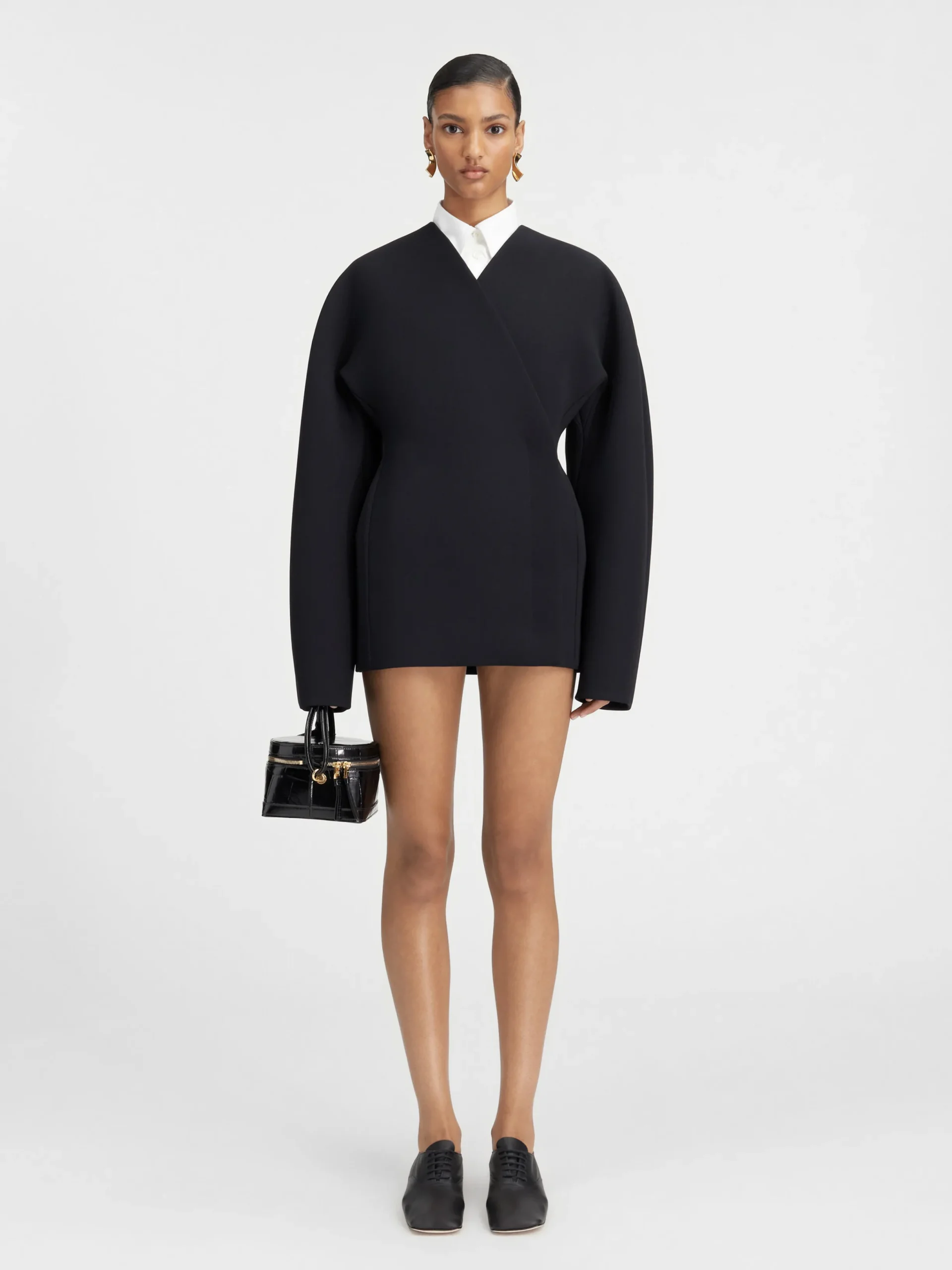 Best Jacquemus De Ovalo jurk Black