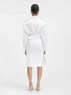 Hot Jacquemus De overhemdjurk White