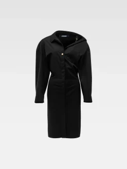 Online Jacquemus De overhemdjurk Black