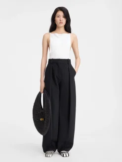 Outlet Jacquemus De Paseo broek Black