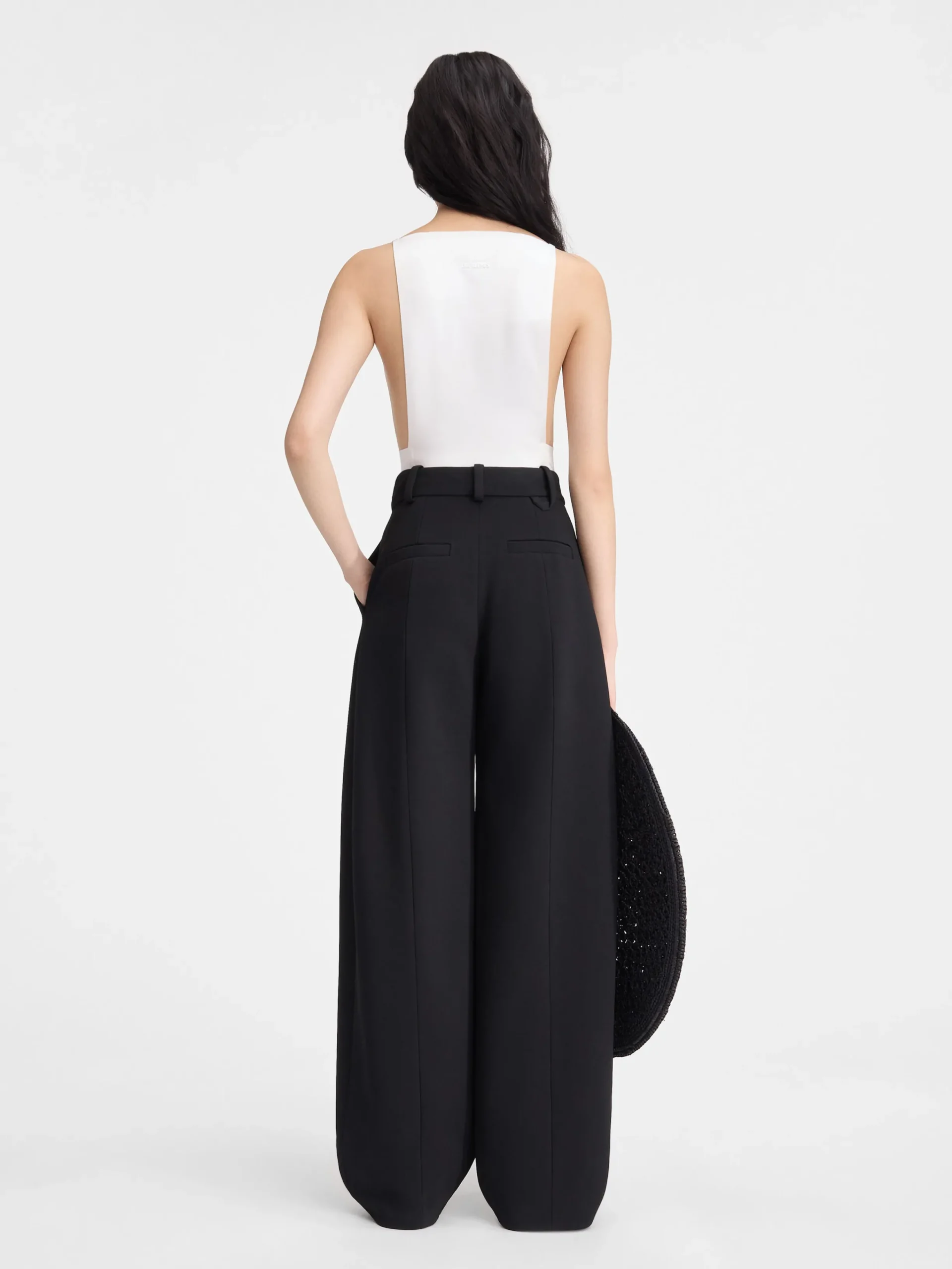 Outlet Jacquemus De Paseo broek Black