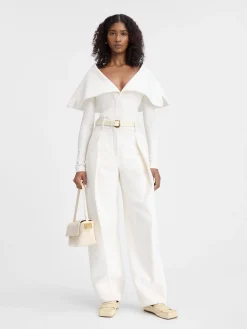 Sale Jacquemus De Paseo broek White