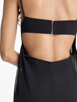 Online Jacquemus De Peplo jurk Black