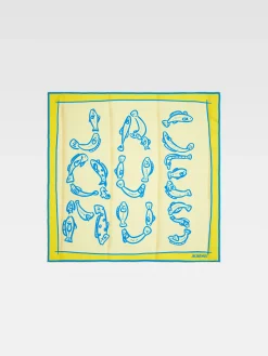 Clearance Jacquemus De Pesco bandana PrintCapriFishYellow