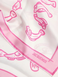 Discount Jacquemus De Pesco bandana PrintCapriFishPink