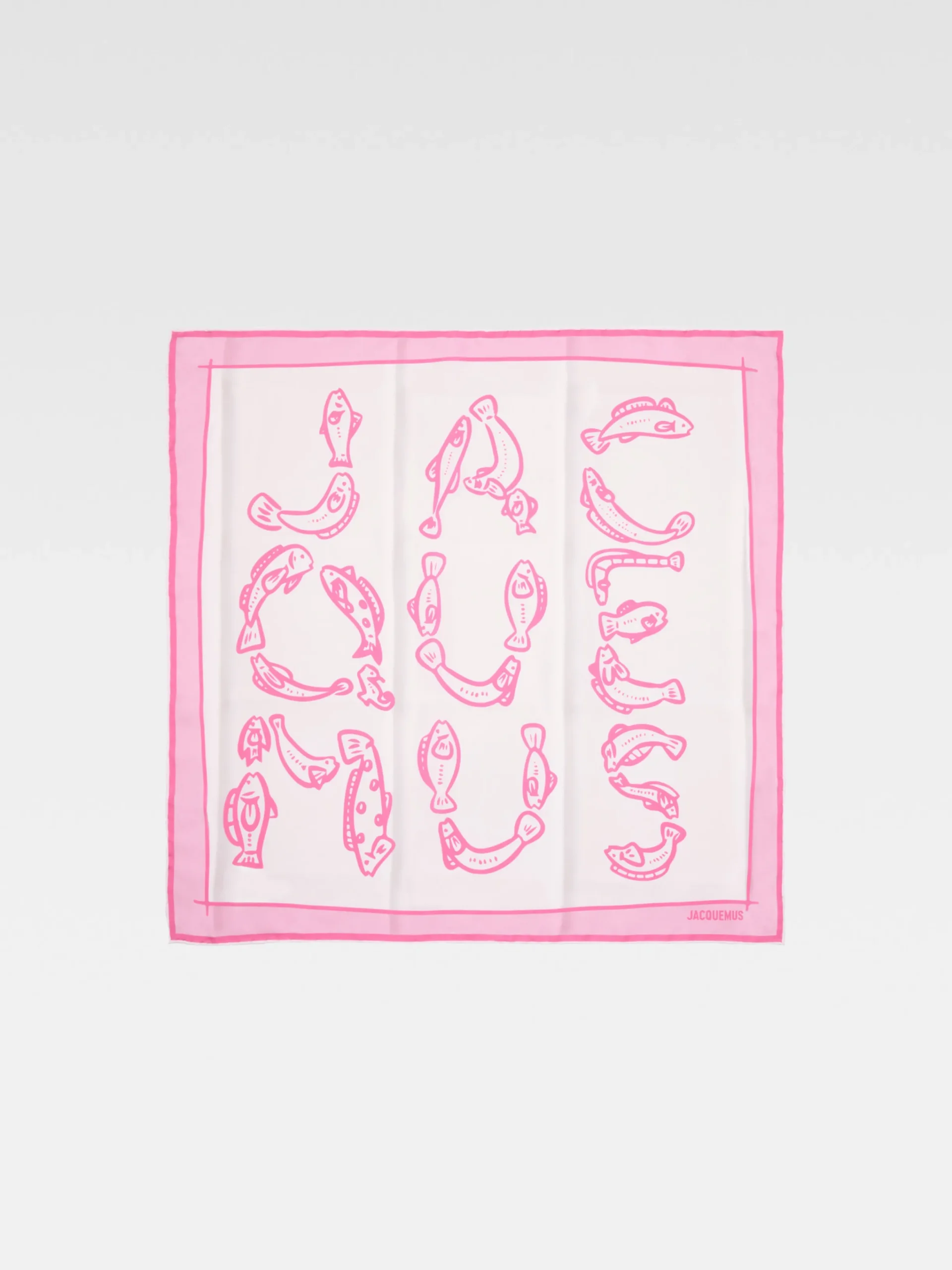 Discount Jacquemus De Pesco bandana PrintCapriFishPink