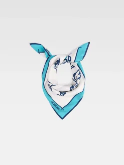 Fashion Jacquemus De Pesco bandana PrintCapriFishBlue