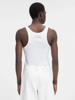 New Jacquemus De Pesco tanktop White