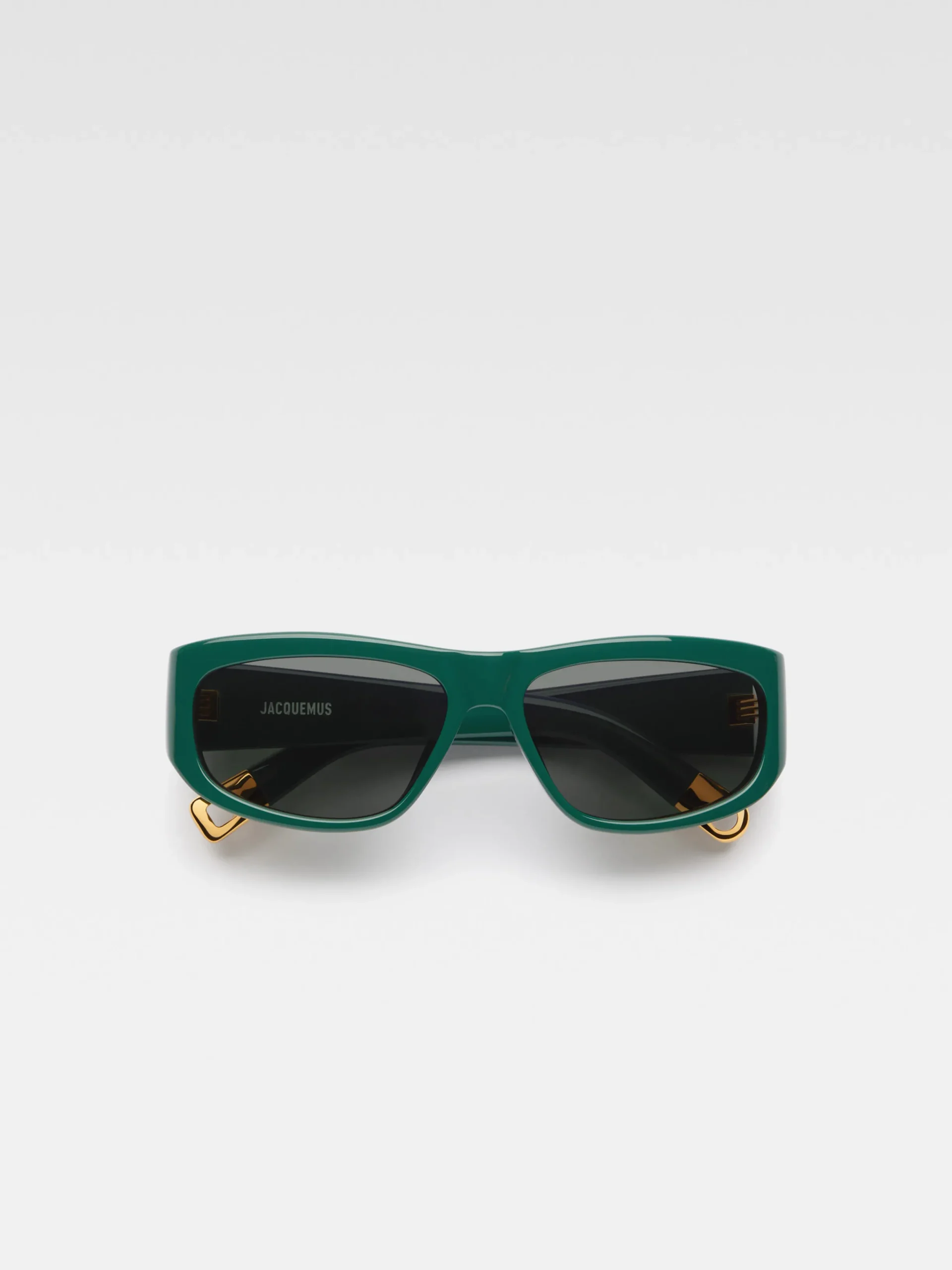 Discount Jacquemus De Pilota zonnebril DarkGreen