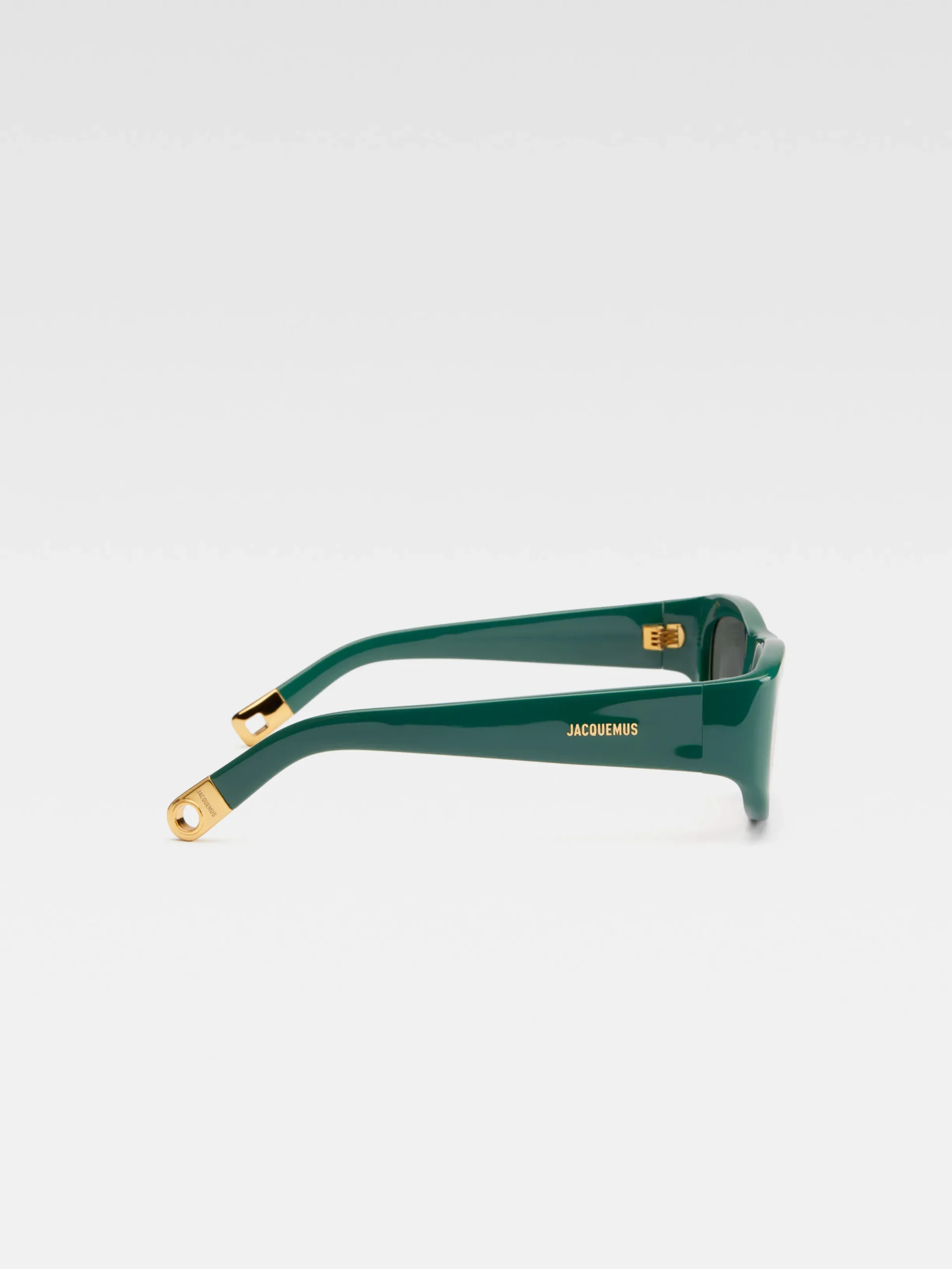 Discount Jacquemus De Pilota zonnebril DarkGreen