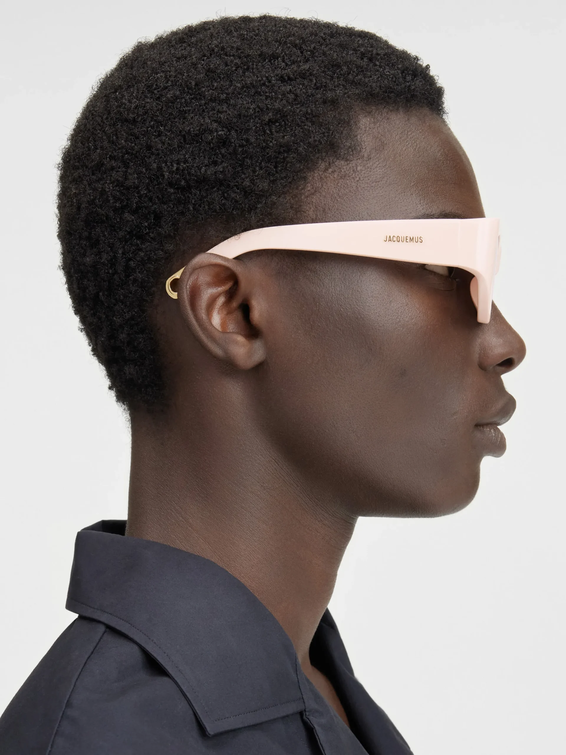 Outlet Jacquemus De Pilota zonnebril LightBeige