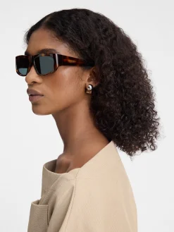 New Jacquemus De Pilota zonnebril MultiBrown