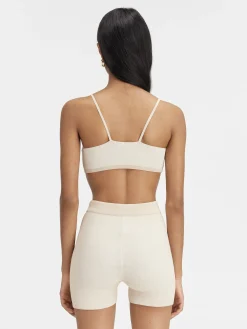 Outlet Jacquemus De Pral&ugrave; korte broek LightBeige