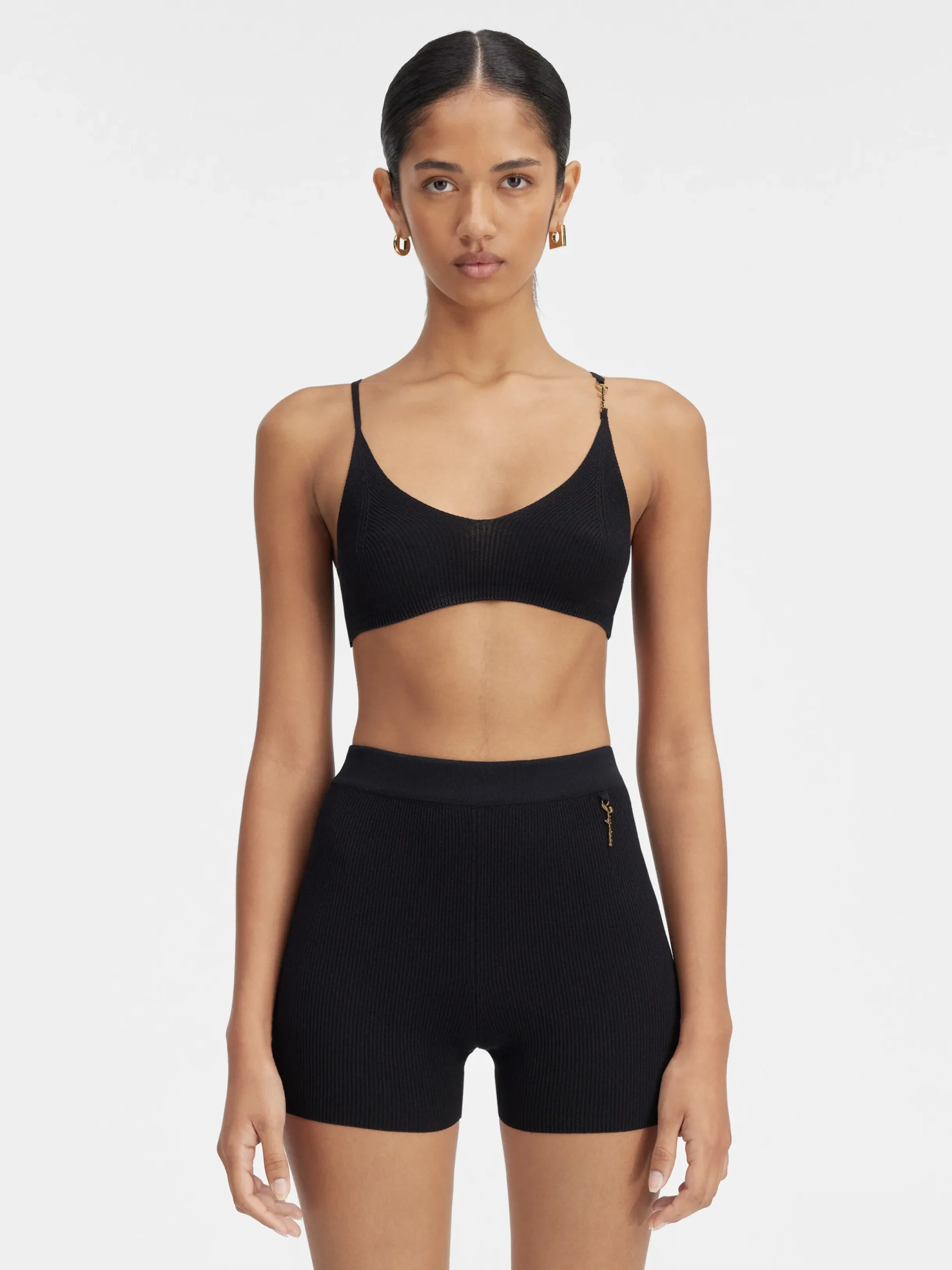 Best Jacquemus De Pralù korte broek Black