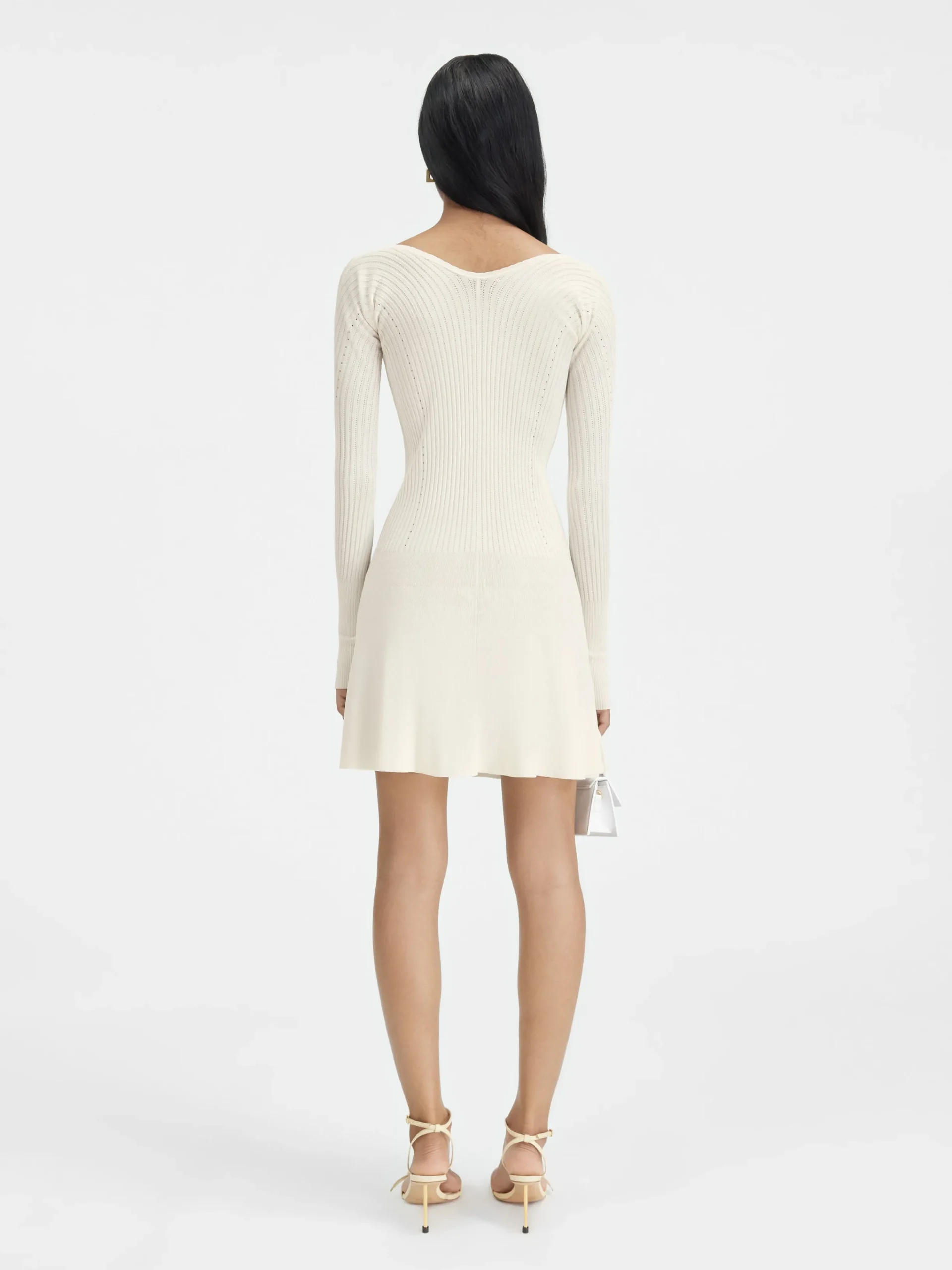 Sale Jacquemus De Pralù mini jurk Off-White
